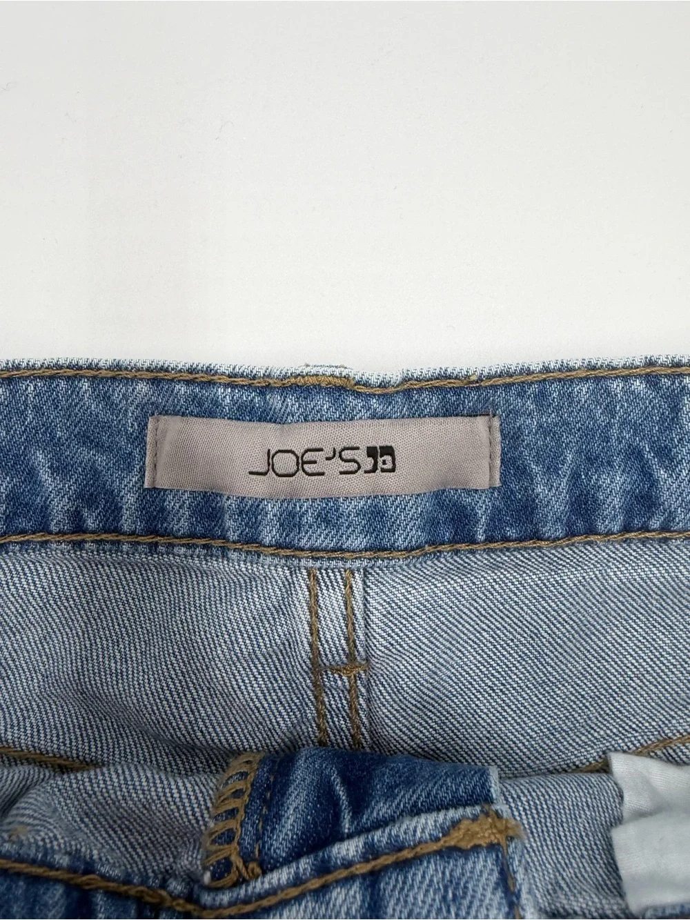 NWT Joe’s Jeans Easy Bermuda Shorts Ripley Blue Denim Mid Rise Jorts Size 27